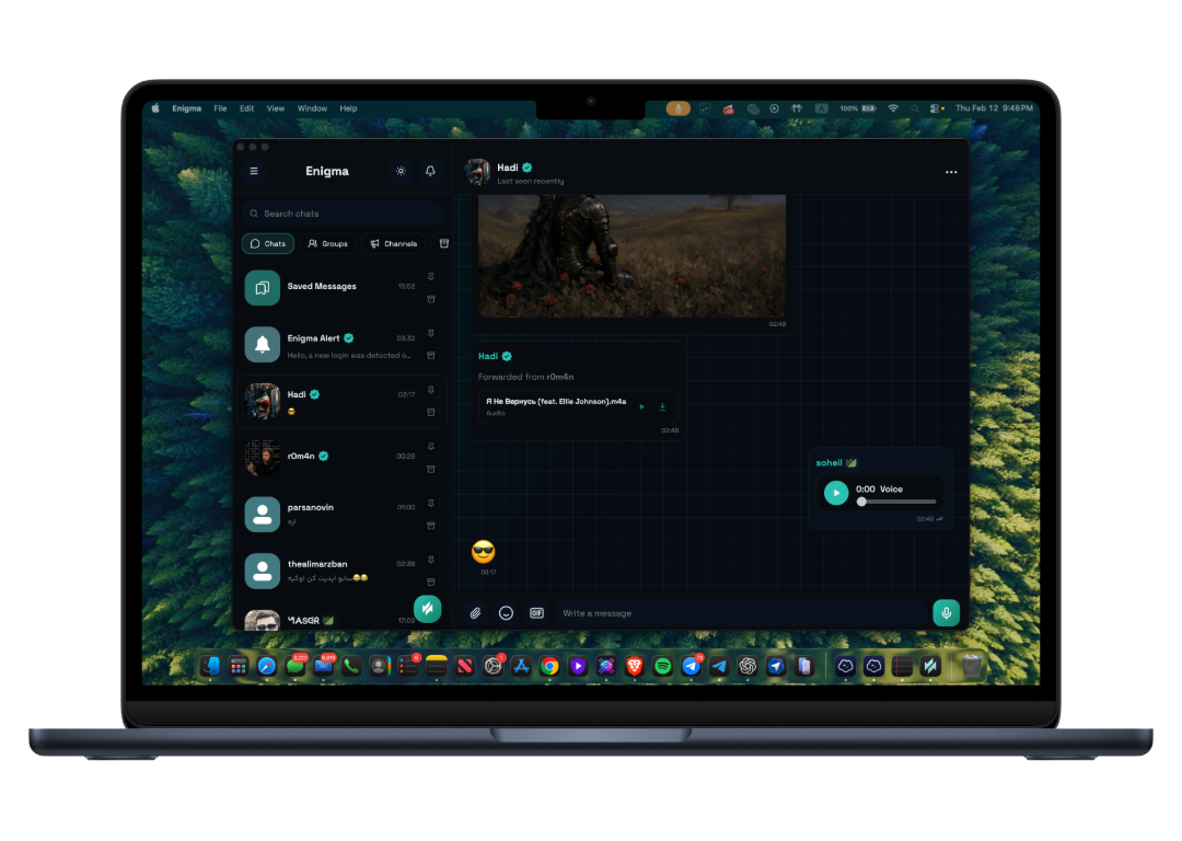 Enigma macOS screenshot